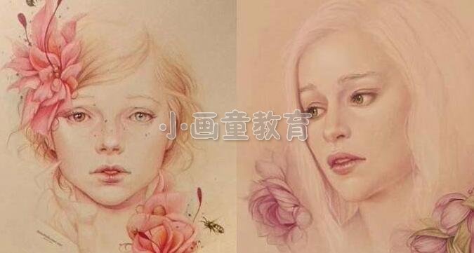 小画童儿童美术教各位宝宝学习彩铅画