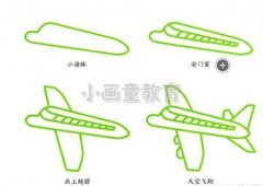 小画童儿童美术教育教宝宝直升机简笔画